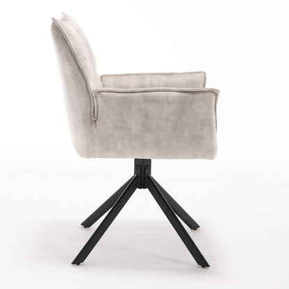 Eetkamerstoel Dani | Velvet Champagne (set van 2)