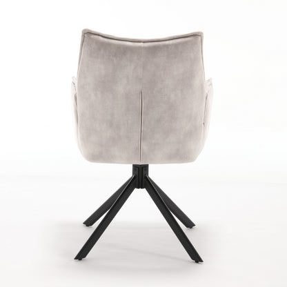 Eetkamerstoel Dani | Velvet Champagne (set van 2)