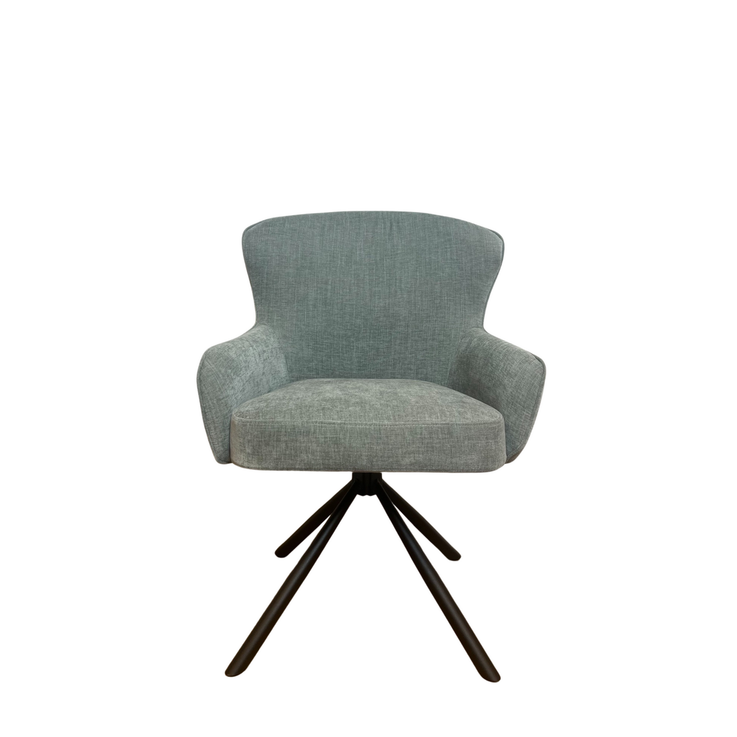 Dining chair Hanna | Charcoal Brown | With armrest 