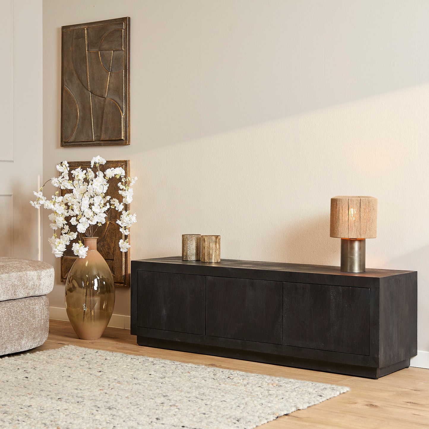 TV meubel Brussel Black | 150 cm