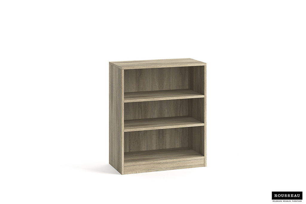 UITVERKOOP - Boekenkast 'Space' 2 legplanken Sonoma (1c)