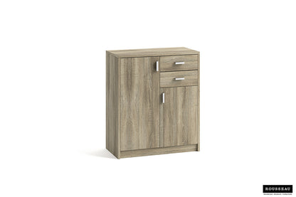 UITVERKOOP - Commode 'Space' met 2 deuren en 2 laden in Sonoma (1c)