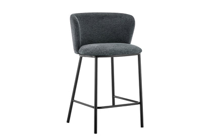 Counterstoel Arthur Stof Donkergrijs