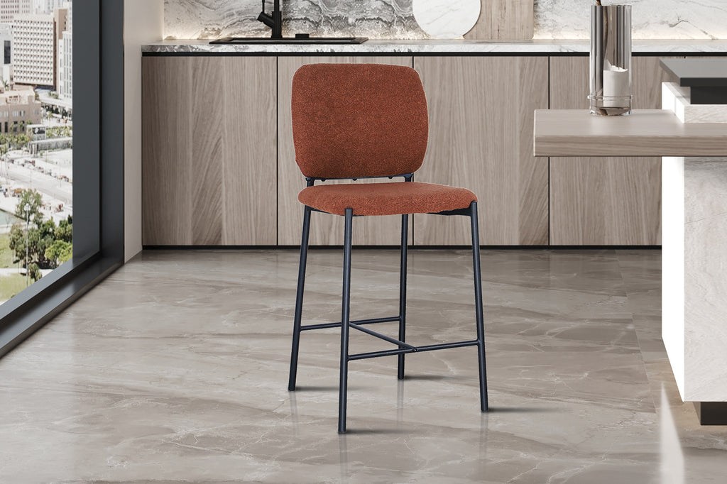 PROMO - Counterstoel 'Sophia' Stof Roest