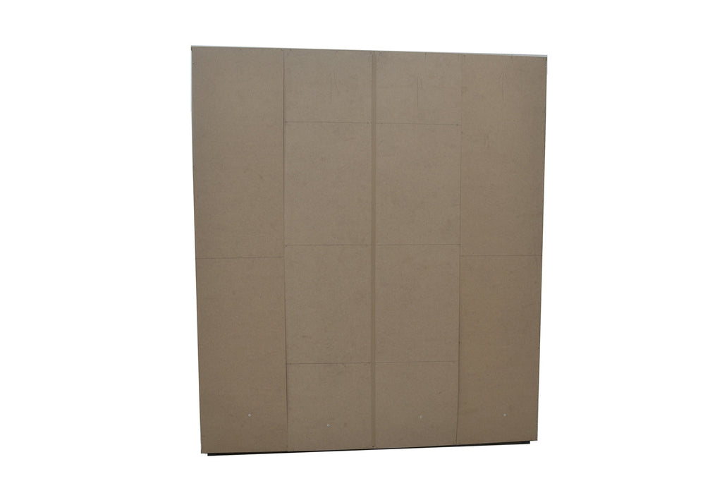 Kledingkast 'Marc' 4 deuren met 2 spiegels Sonoma (2c)