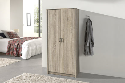 Wardrobe 'Ray' 2 doors Sonoma (2c)