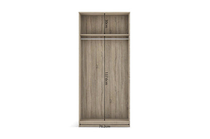 Wardrobe 'Ray' 2 doors Sonoma (2c)