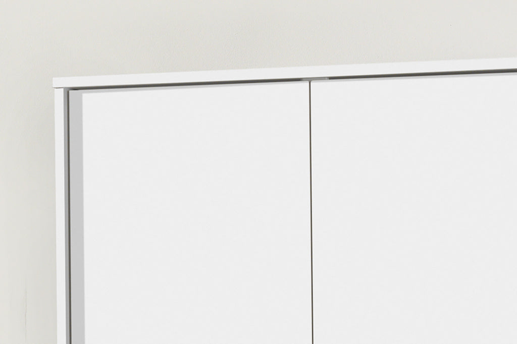 Kledingkast 'Ray' 2 deuren Wit