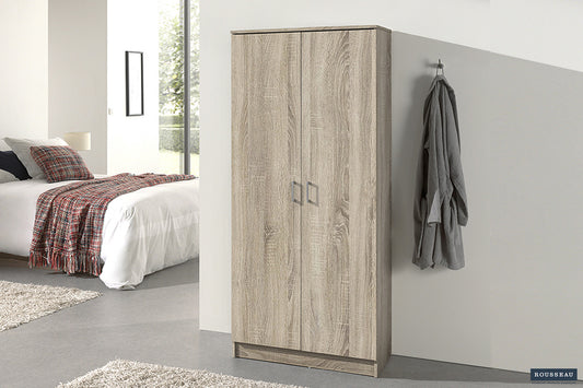 Opbergkast 'Ray' 2 deuren en 4 legplanken Sonoma