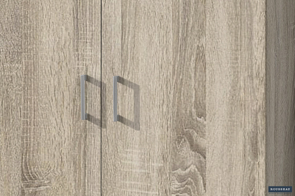 Opbergkast 'Ray' 2 deuren en 4 legplanken Sonoma