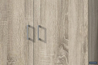 Opbergkast 'Ray' 2 deuren en 4 legplanken Sonoma