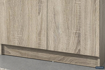 Opbergkast 'Ray' 2 deuren en 4 legplanken Sonoma