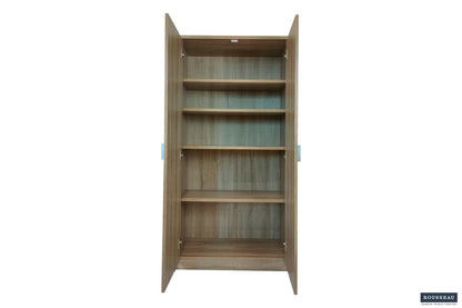 SALE - Opbergkast 'Space' 2 deuren en 4 legplanken Sonoma