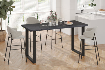 UITVERKOOP - Countertafel 'Alexander' 180 cm Decor Donkerbruin - H 93 cm (2c)
