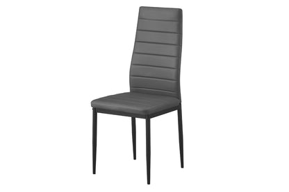 Set van 4 stoelen Cato/Kenzo PU Grijs