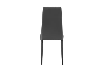 Set van 4 stoelen Cato/Kenzo PU Grijs