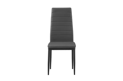 Set van 4 stoelen Cato/Kenzo PU Grijs