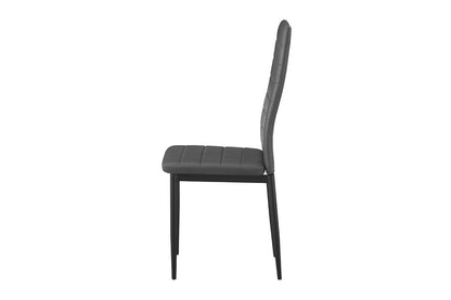 Set van 4 stoelen Cato/Kenzo PU Grijs