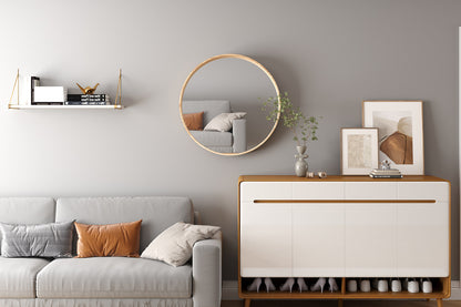 Spiegel 'Ria' 80x80 Oude eik (1c)