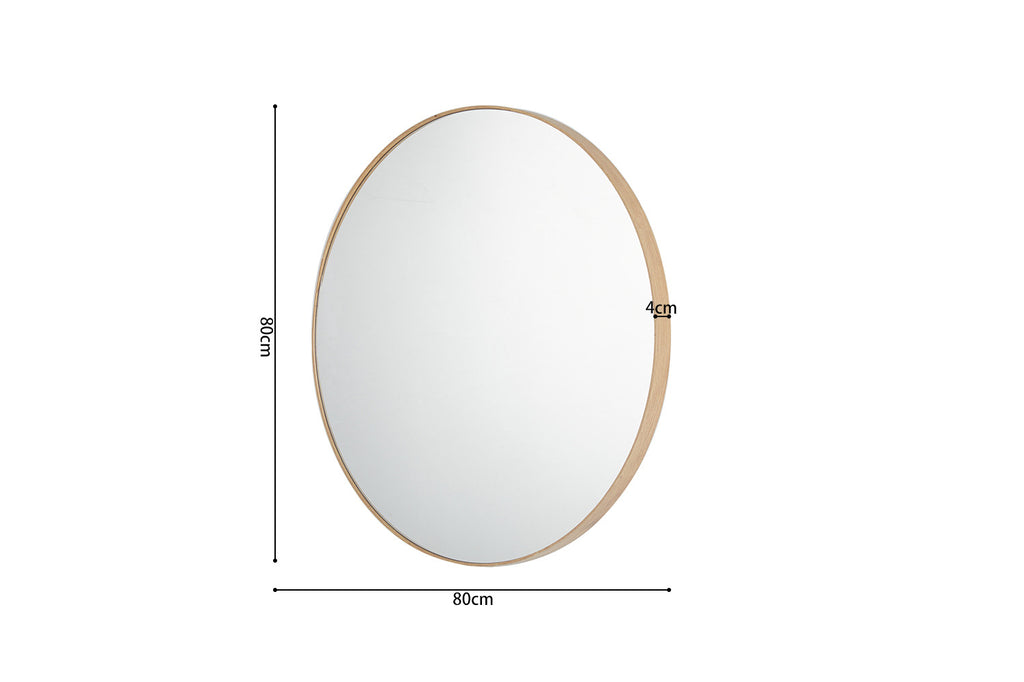 Spiegel 'Ria' 80x80 Oude eik (1c)