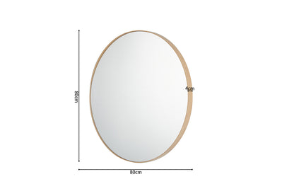 Spiegel 'Ria' 80x80 Oude eik (1c)