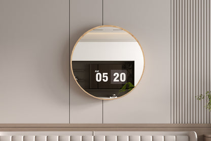 Spiegel 'Roxy' 80x80 Oude eik (1c)