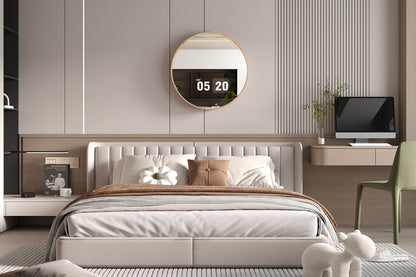 Spiegel 'Roxy' 80x80 Oude eik (1c)