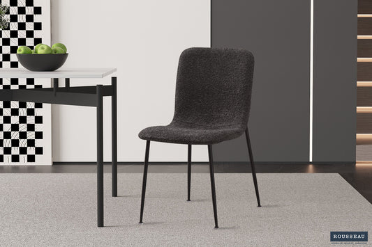 Eetkamerstoel Alice Bouclé Grey