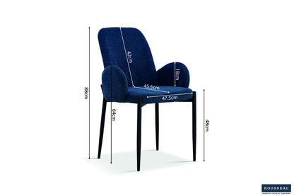 Eetkamerstoel Bilbao Blauw