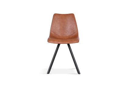 Eetkamerstoel Emma PU Cognac