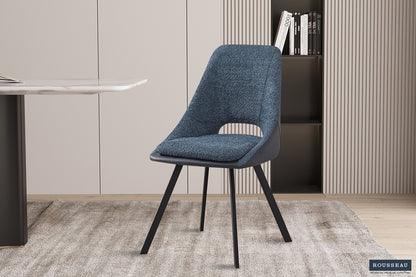Eetkamerstoel Filou Bouclé Blauw