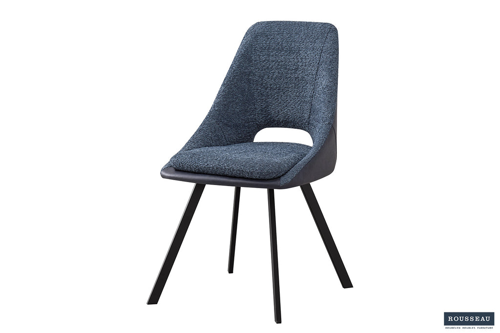 Eetkamerstoel Filou Bouclé Blauw