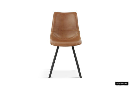 Eetkamerstoel Oslo PU Cognac