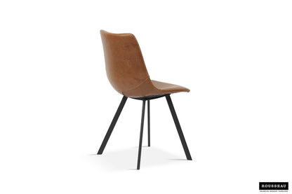 Eetkamerstoel Oslo PU Cognac
