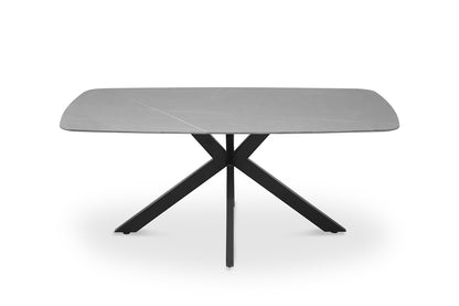 Tafel 'Apollo' 180 cm Deens Ovaal Steen Grijs (2c)