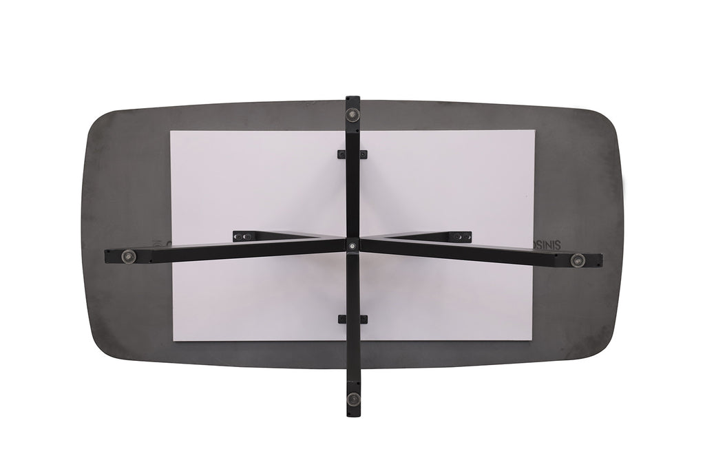 Tafel 'Apollo' 180 cm Deens Ovaal Steen Grijs (2c)