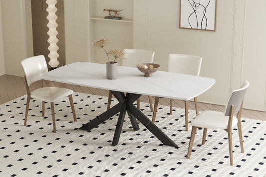 Tafel Apollo 180 cm Deens Ovaal Steen Wit