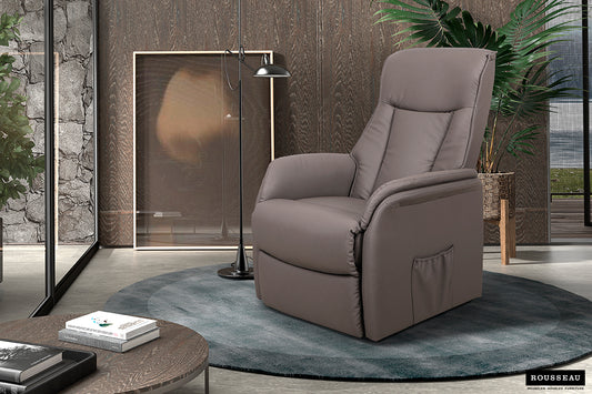 Electrische Relax 'Miami' PU Taupe